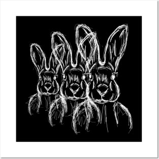 Rabbits Posters and Art